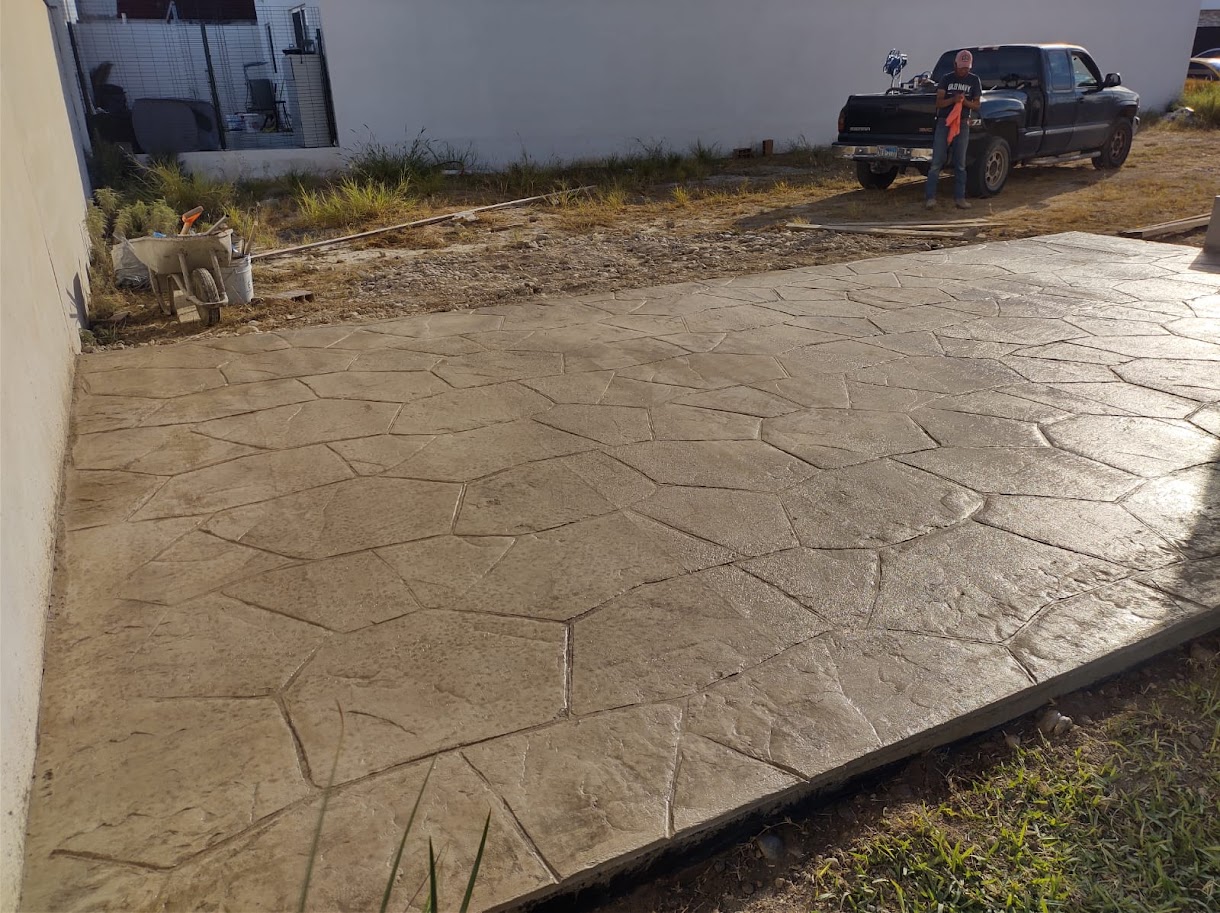 Patio coating example